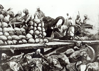 Battaglia di Plassey, 23 giugno 1757 da Richard Caton (after) Woodville