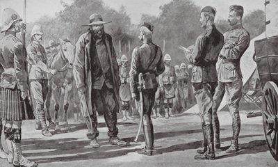 Il comandante Cronje si arrende a Lord Roberts da Richard Caton II (after) Woodville
