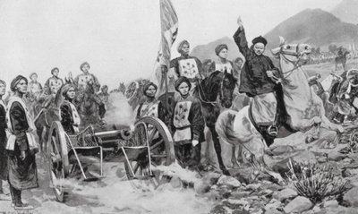 La guerra cino-giapponese da Richard Caton II (after) Woodville