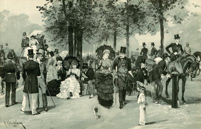 Nel viale, Hyde Park da Richard Caton Woodville