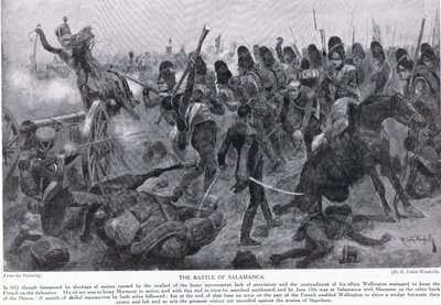 La Battaglia di Salamanca, illustrazione da 