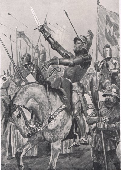 La morte di Henry Hotspur, 21 luglio 1403, illustrazione da 