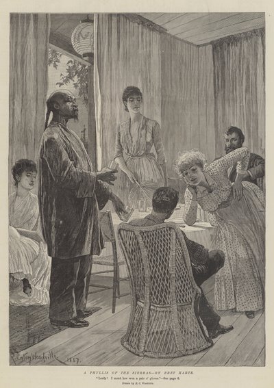 Una Phyllis delle Sierras, di Bret Harte da Richard Caton Woodville junior