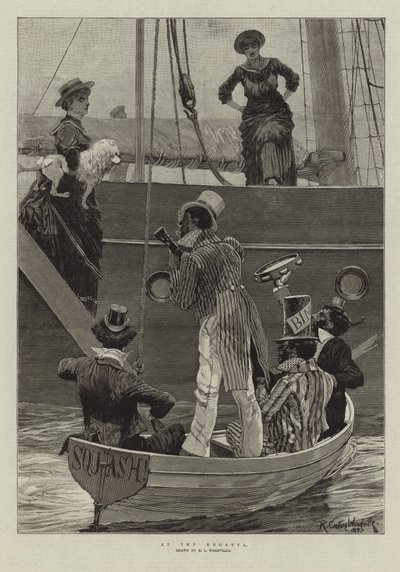 Alla regata da Richard Caton Woodville junior