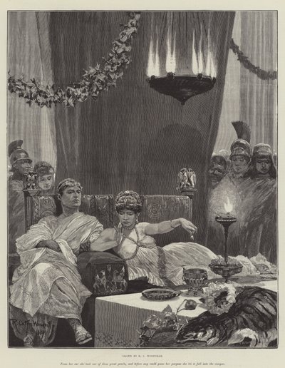 Cleopatra, di H Rider Haggard da Richard Caton Woodville junior
