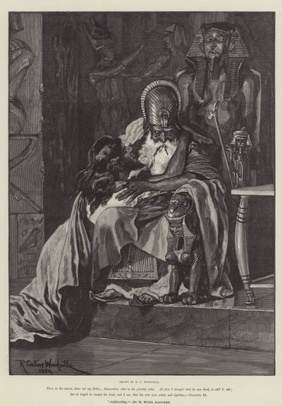Cleopatra, di H Rider Haggard da Richard Caton Woodville junior