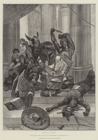 Cleopatra, di H. Rider Haggard da Richard Caton Woodville junior