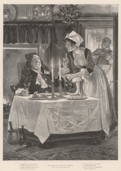 Il pranzo di Natale di Sua Eccellenza da Richard Caton Woodville junior