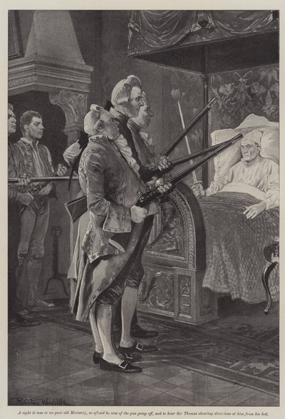 Illustrazione per A Colonel of The Empire, di Emily Lawless da Richard Caton Woodville junior