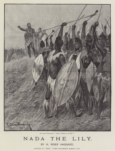 Nada il Giglio, di H Rider Haggard da Richard Caton Woodville junior