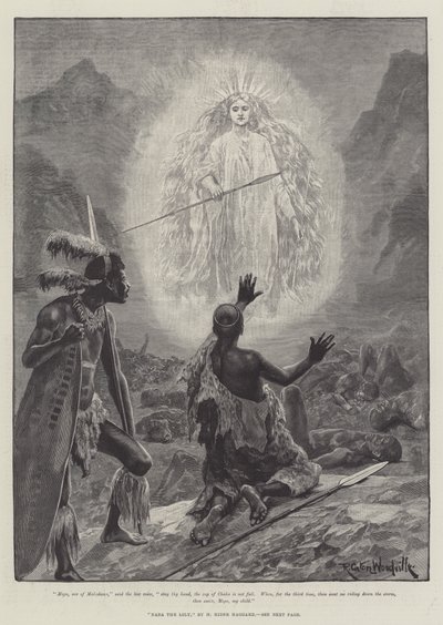 Nada il Giglio, di H Rider Haggard da Richard Caton Woodville junior