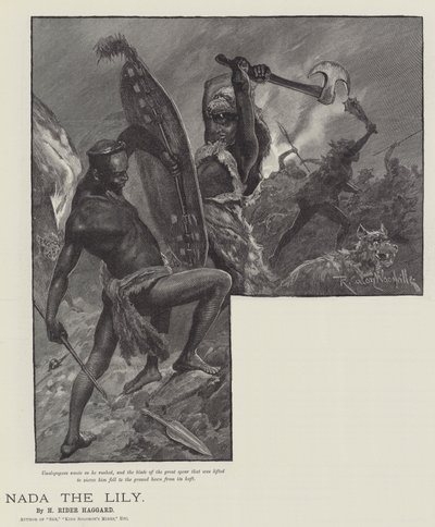 Nada il giglio, di H Rider Haggard da Richard Caton Woodville junior