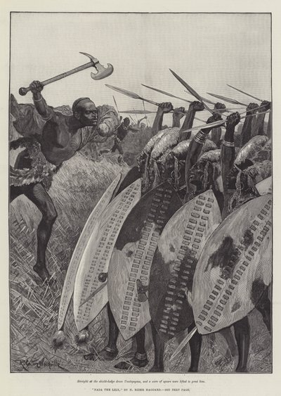 Nada il giglio, di H Rider Haggard da Richard Caton Woodville junior