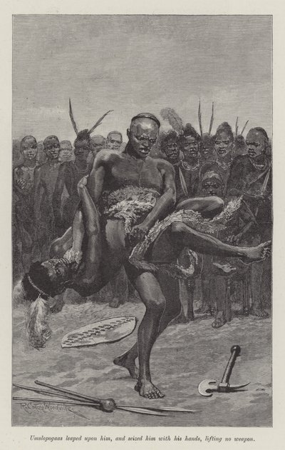 Nada il giglio, di H Rider Haggard da Richard Caton Woodville junior
