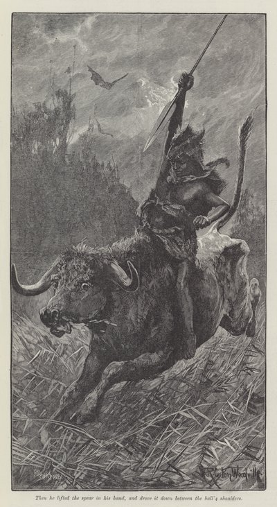 Nada il Giglio, di H Rider Haggard da Richard Caton Woodville junior