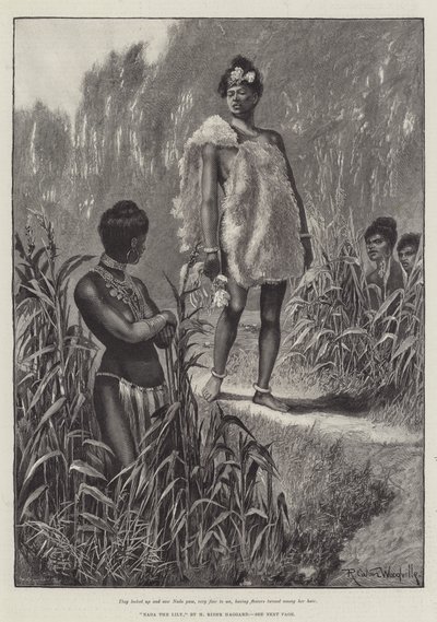 Nada il giglio, di H Rider Haggard da Richard Caton Woodville junior