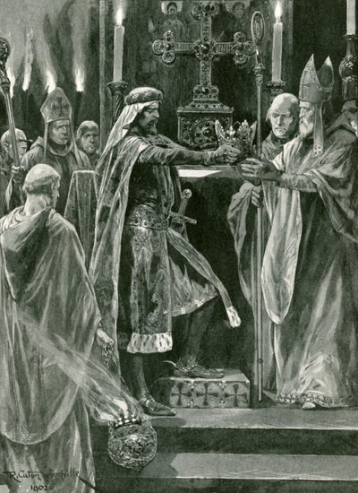 Riccardo I consegna la corona all