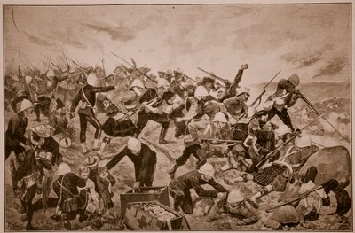 La battaglia di Majuba Hill da Richard Caton Woodville junior