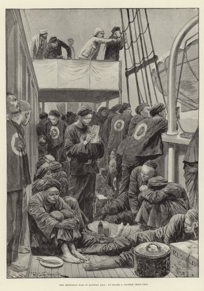 La guerra imminente in Asia orientale da Richard Caton Woodville junior