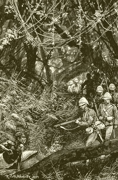 La marcia verso Coomassie da Richard Caton Woodville junior