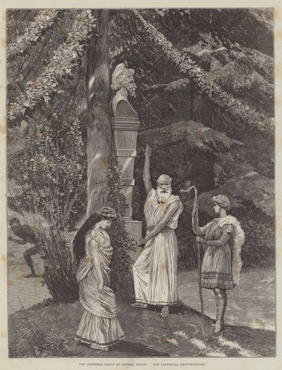 Le commedie pastorali a Coombe House, La fedele pastorella da Richard Caton Woodville junior