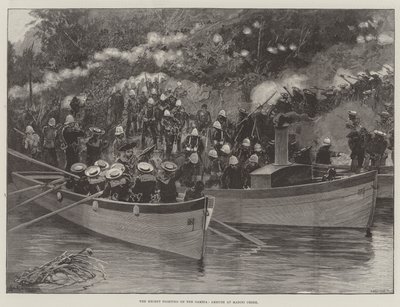 I recenti combattimenti sul Gambia, imboscata a Madini Creek da Richard Caton Woodville junior