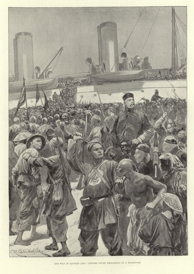 La Guerra in Asia Orientale da Richard Caton Woodville junior
