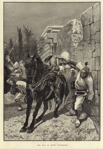 La guerra in Egitto: Arrenditi! da Richard Caton Woodville junior