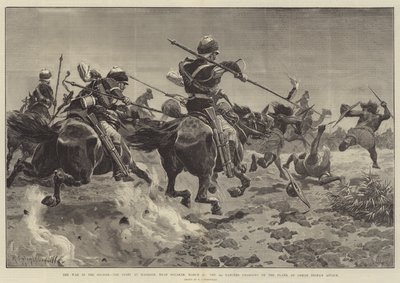 La guerra in Sudan, la battaglia di Hasheen, vicino a Souakim, 20 marzo, la carica del 5° Lancieri sul fianco dell