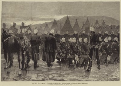 La guerra Zulu, Pronti! al quartier generale del generale Newdigate, Landman
