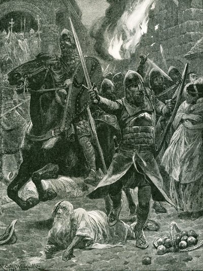 Il risultato del riconoscimento di Guglielmo I, Giorno di Natale, 1066 da Richard Caton Woodville junior