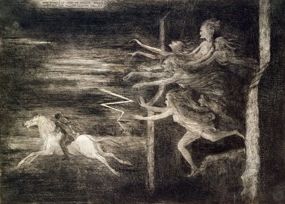 E appena aveva ripreso Maggie, quando uscì la legione infernale, XIX secolo da Richard Cockle Lucas