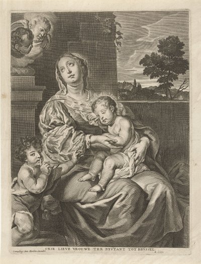 Madonna con Bambino dormiente e Giovanni Battista da Richard Collin