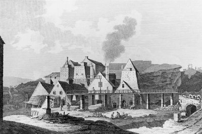 Blaenavon Ironworks (incisione) da Richard Colt (after) Hoare