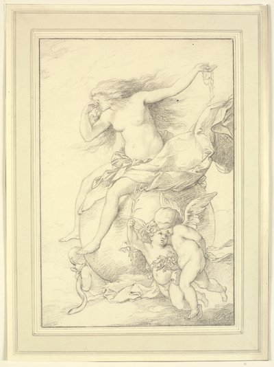 Allegoria della Fortuna su un globo circondata da putti da Richard Cosway