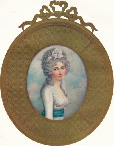 Ritratto in miniatura di Katherine, Lady Manners, poi Lady Huntingtower, 1787, 1907 da Richard Cosway