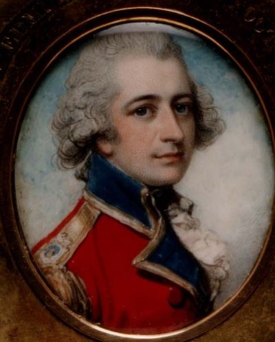 Ritratto in miniatura del Capitano, On. Edmund Phipps da Richard Cosway