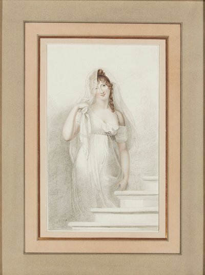 Ritratto di Madame Récamier 1777-1849 da Richard Cosway
