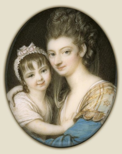 Ritratto di madre e figlia da Richard Cosway