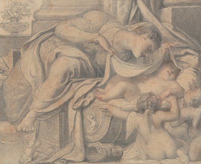Vergine che Adora il Cristo Dormiente da Richard Cosway