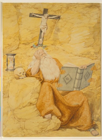 Un eremita, 1853 da Richard Dadd