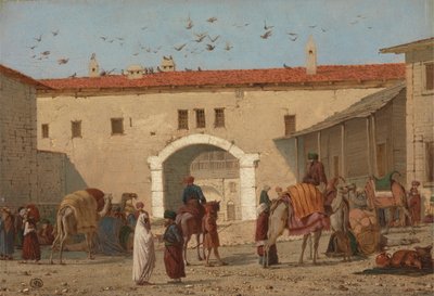 Caravanserraglio a Mylasa in Asia Minore da Richard Dadd