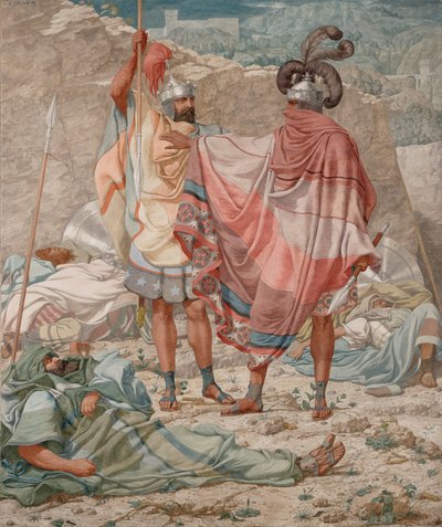 Davide Risparmia la Vita di Saul da Richard Dadd