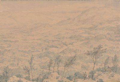 Rimembranza di paesaggi montani in Caria, vicino a Mylasa, Asia Minore da Richard Dadd