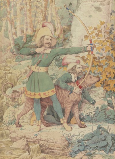 Schizzo di Robin Hood da Richard Dadd