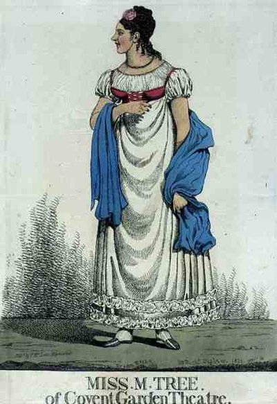 Miss M. Tree del Covent Garden Theatre, pub. da Thomas McLean da Richard Dighton