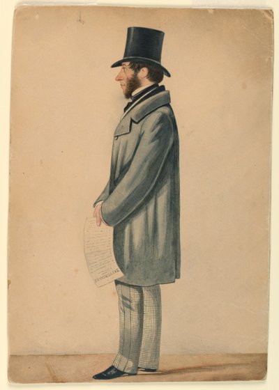 Ritratto di uomo sconosciuto da Richard Dighton