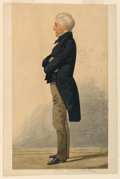 Ritratto del signor Franklin da Richard Dighton