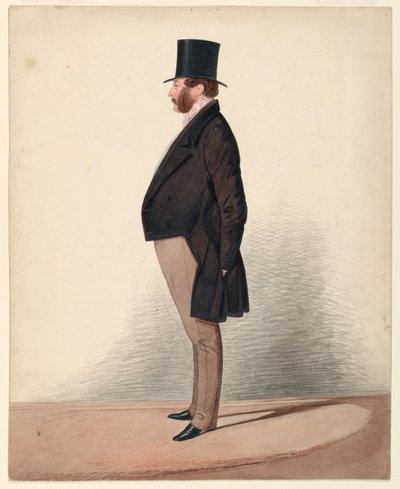 Ritratto di Uomo Non Identificato da Richard Dighton