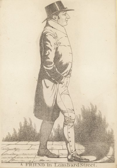 Thomas Richardson; Un amico in Lombard Street da Richard Dighton